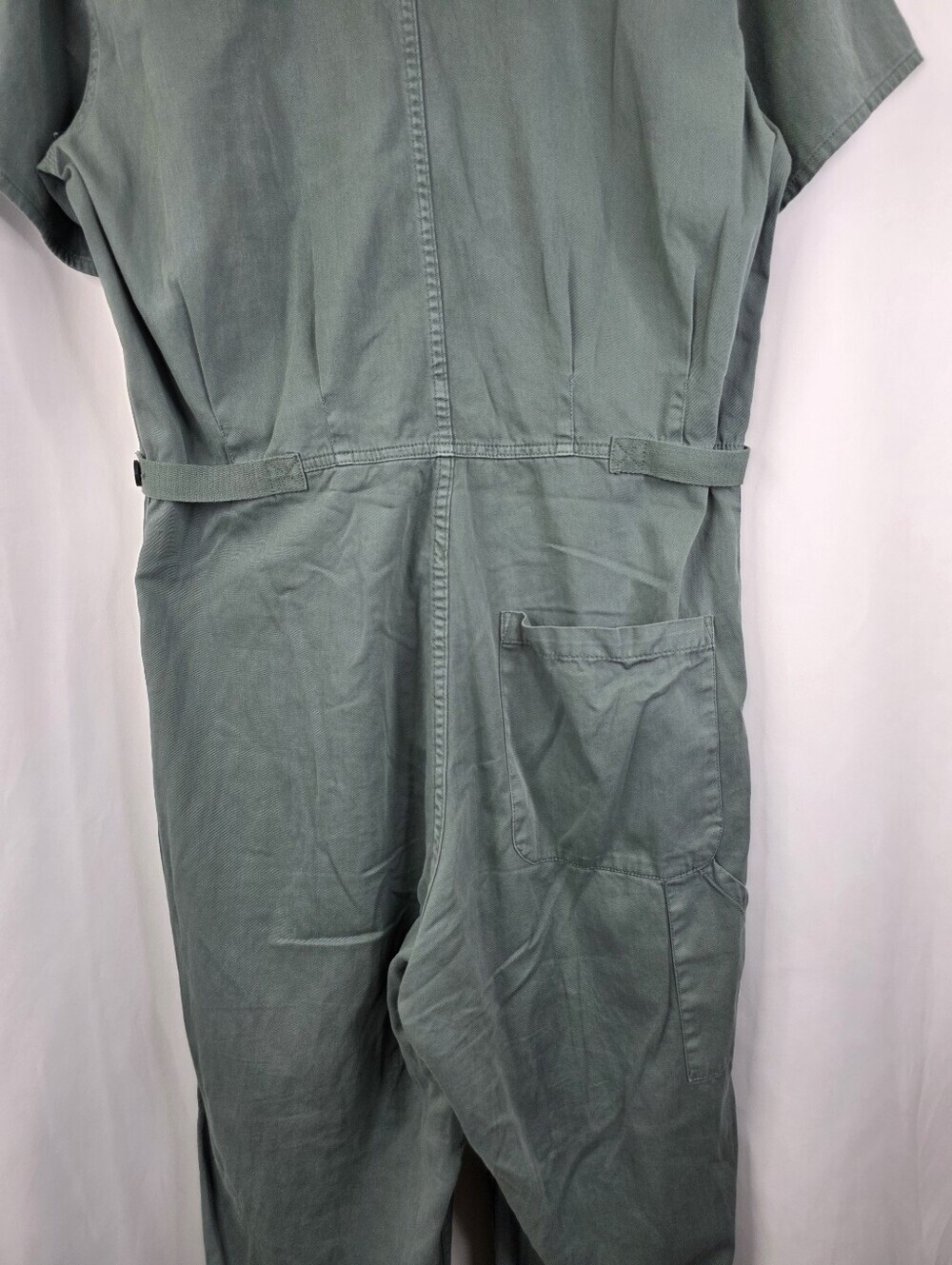 Pistola Grover Short Sleeve Field Jumpsuit Colonel Green 100% Cotton Size Large - Picture 12 of 16